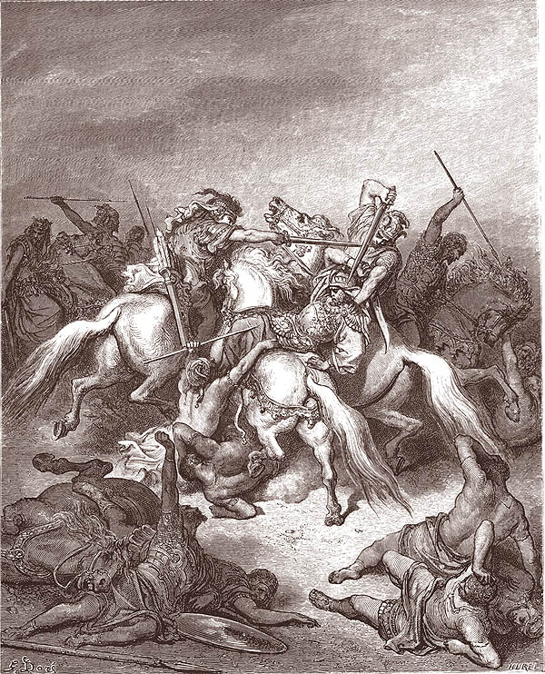 ABISAI SALVA DAVIDE IN BATTAGLIA samuele II, 21,17